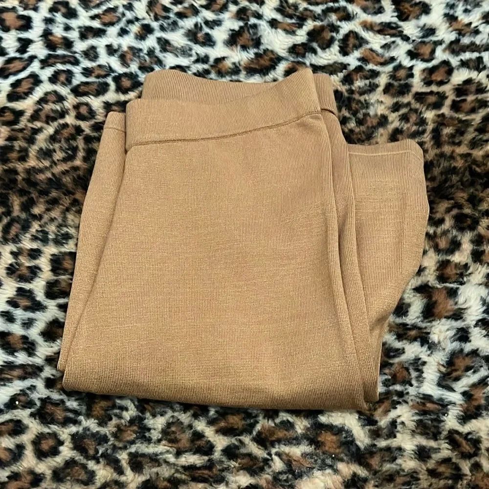 House Of Harlow Knit Boho Wide Leg Minimalist Festival Pants Contemporary Boho